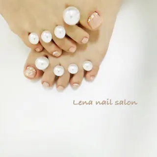 ネイル 自爪育成ネイルケア Lena  nailのネイルデザイン
