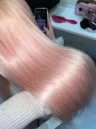 ロング ORIKA所属・HONO/韓国 🇰🇷大阪エクステのヘアスタイル