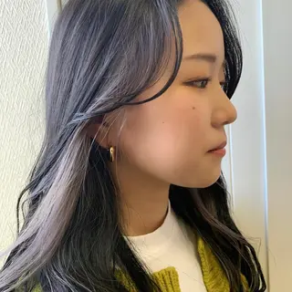 ロング カラー 韓国ヘア /男女❄️ 細江 美紅のヘアスタイル