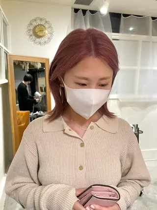 ミディアム カラー spooopy所属・🕊大垣 めぐみ🕊のヘアスタイル