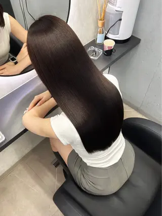 ロング カラー 新宿/美髪矯正 髪質改善/韓国風山本のヘアスタイル