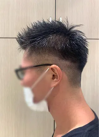 ショート メンズ 森野美咲🇰🇷 レイヤー/顔周りのヘアスタイル