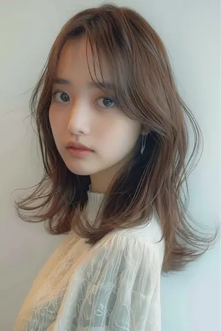 ミディアム lana hair 新宿/髪質改善のヘアスタイル