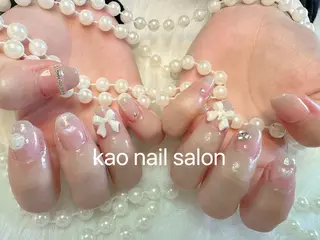 ネイル kao nail マグネット/長さだしのネイルデザイン