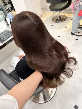 ミディアム カラー ヘアアレンジ 💕上野美容師☁ ブリーチ💖サワのヘアスタイル