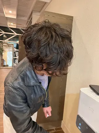 パーマ メンズ そね こまちのヘアスタイル