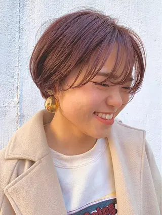 ショート カラー 🇺🇸✂️🍟 こんあゆみのヘアスタイル