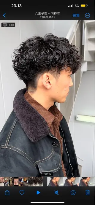 パーマ メンズ 【メンズ特化美容師】 🐍NAO🐍のヘアスタイル