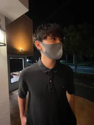 ミディアム パーマ メンズ パーマ特化/ 藤沢/HYOのヘアスタイル