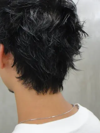 メンズ メンズカット パーマ[佐橋]のヘアスタイル