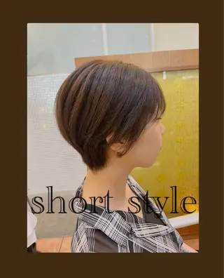 ショート 🥇透明感🥇 艶カラーユイキのヘアスタイル