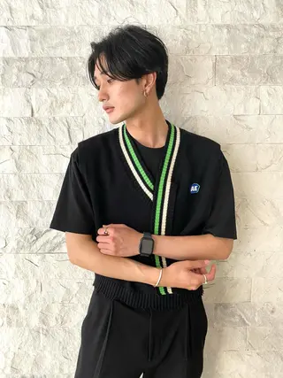 メンズ キタダ ヒロキのヘアスタイル