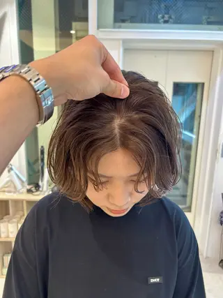 ショート カラー メンズヘア/レイヤー /ボブ山内春輝のヘアスタイル