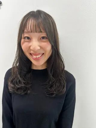 ロング 髪質改善/縮毛/トリ ートメント/平野広大のヘアスタイル