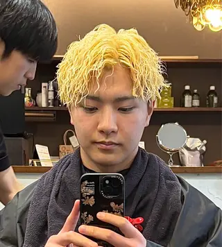 パーマ メンズ 年間2000名担当◎ パーマ職人/仲原佑樹のヘアスタイル