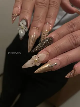 ネイル Spiky とうげ ふうかのネイルデザイン