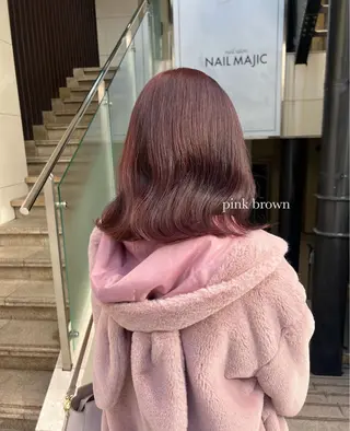 ミディアム カラー 【女性限定】 田中明莉🎀のヘアスタイル