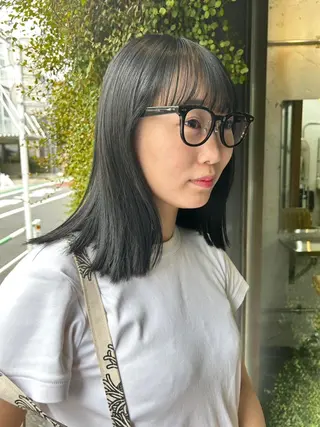 セミロング カラー 🌼U24 ヘアデザインラボのヘアスタイル