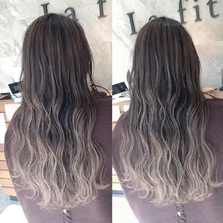 ロング カラー lafith hair leco所属・西金 徹のヘアスタイル