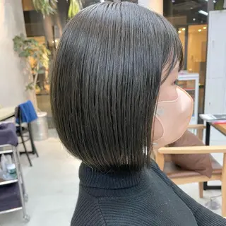 ミディアム カラー mee.urawa所属・似合わせショート×透 明感/やじまたかしのヘアスタイル