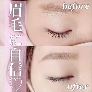 アイブロウ eyelashsalon Lily Me所属・イイダ リナの眉毛・アイブロウイメージ
