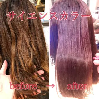 セミロング カラー メンズパーマ スペシャリスト大塚のヘアスタイル