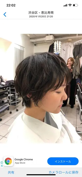 ショート メンズ特化 刈り上げない/金井のヘアスタイル