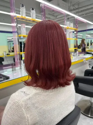 ロング カラー パーマモデル募集💖 まなみのヘアスタイル