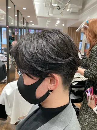 ショート メンズ 髪質改善/縮毛矯正/ 超高濃度水素ケアのヘアスタイル