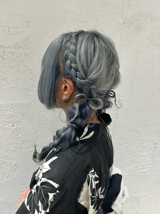 ヘアアレンジ 🦋Misaki🦋 メンズパーマ/着付けのヘアスタイル