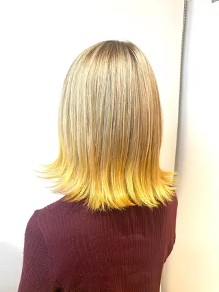 ショート カラー IwAsh中山所属・✂︎中山ブリーチ・ パーマ✂︎露木智也のヘアスタイル