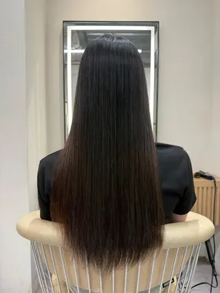 ロング 菅沢三奈/さいたま市 縮毛矯正/韓国ヘアのヘアスタイル