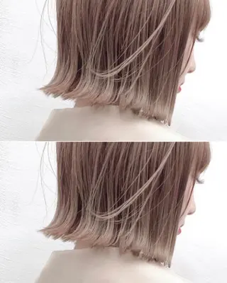 ミディアム カラー 井内 美沙のヘアスタイル
