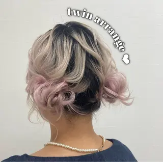 ヘアアレンジ yuki/表参道/ ゆるふわアレンジ𐙚のヘアスタイル