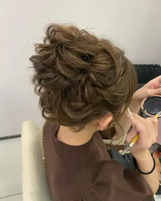 ヘアアレンジ LANDS所属・nanaka 🤍韓国ワンホンヘアのヘアスタイル