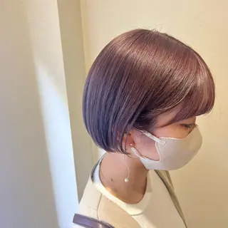 ショート カラー SALOWIN川崎WEST店所属・🌷川崎/アレンジ/ 暖色ボブ/コトネ🌷のヘアスタイル