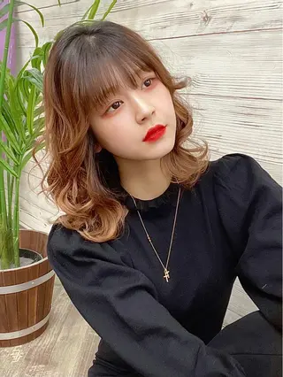 ミディアム カラー ヘアアレンジ アイブロウ LAVENDIA 初音のエステ・リラクイメージ