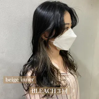 ロング カラー 舟橋 りんかのヘアスタイル