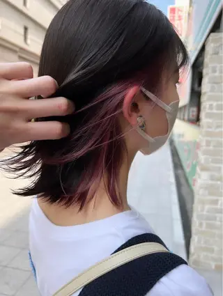 ミディアム カラー 高野響生 /透明感カラーのヘアスタイル