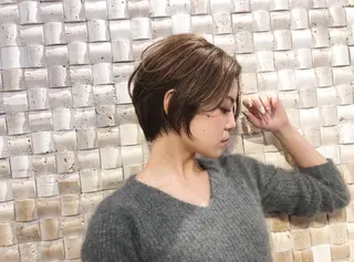 ショート 岡山 亮介のヘアスタイル
