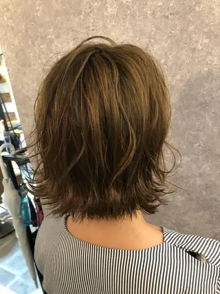 ミディアム 髪質改善縮毛矯正 リピートNo.1米倉のヘアスタイル