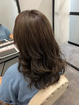ロング パーマ N° aria 三軒茶屋のヘアスタイル