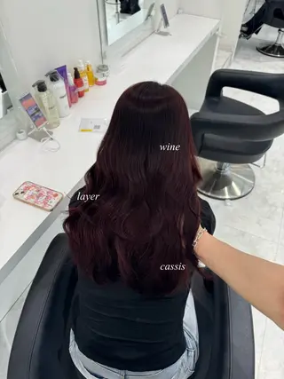 セミロング カラー 💎透明感カラー /kaito💎のヘアスタイル