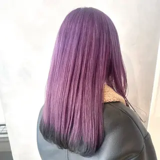 セミロング カラー デザインカラー/パー マ🦖外岡咲希🦖のヘアスタイル