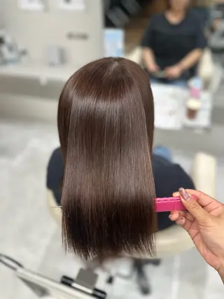 セミロング パーマ LeeHorie miuのヘアスタイル