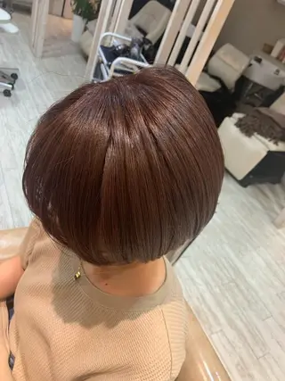 ショート カラー if所属・大崎if ほりはるかのヘアスタイル