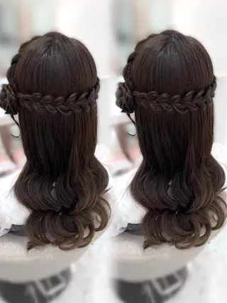 ロング ヘアアレンジ 松村 知佳のヘアスタイル