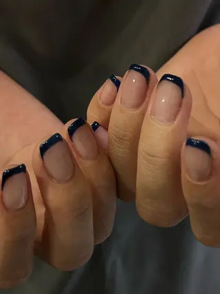 ネイル pu+on. nailworks所属・fuyumi / ニュアンスネイルのネイルデザイン