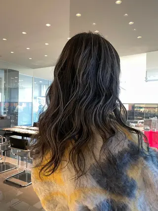 ロング カラー LECLAIRE所属・加藤 李奈のヘアスタイル