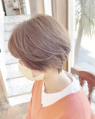 ショート カラー 剣持友希/ifh iizuka/高崎のヘアスタイル